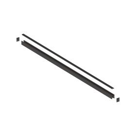 M9564  Magneto 48V Mini Track c/w Endcaps 1m, Black